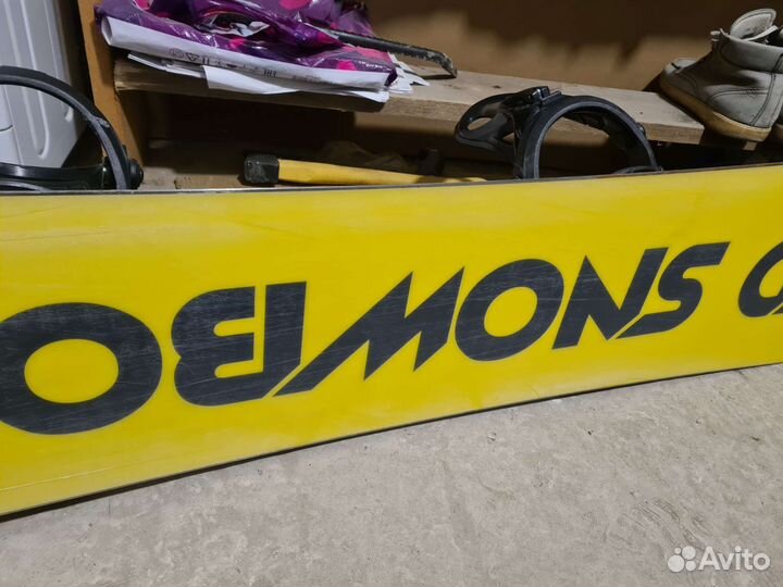 Сноуборд, доска 160 см, крепления USD