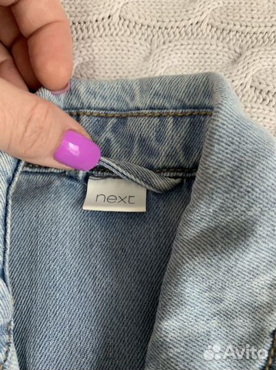 Джинсовый пиджак и комбинезон для девочки