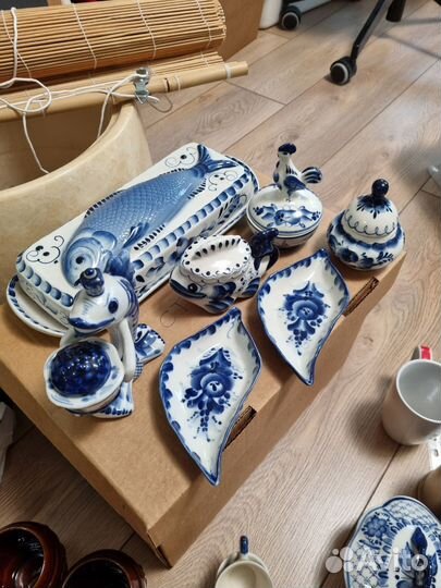 Шкатулки гжель