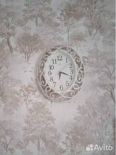 Часы настенные интерьерные с плавным ходом