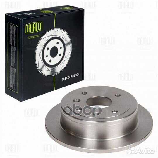 Диск тормозной зад DF062203 Trialli