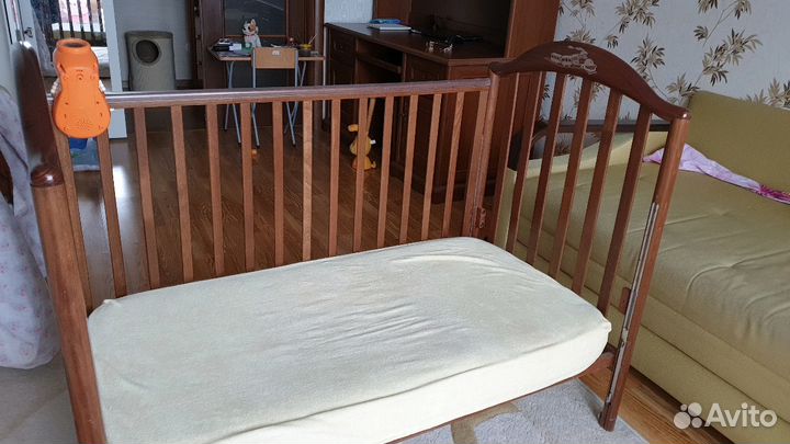 Детская итальянская кроватка Pali с матрасом