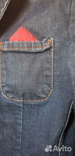 Стильный пиджак 128-134