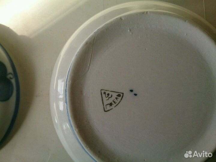 Масленка. СССР. Гжель