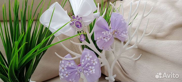 Набор бантов на резинке