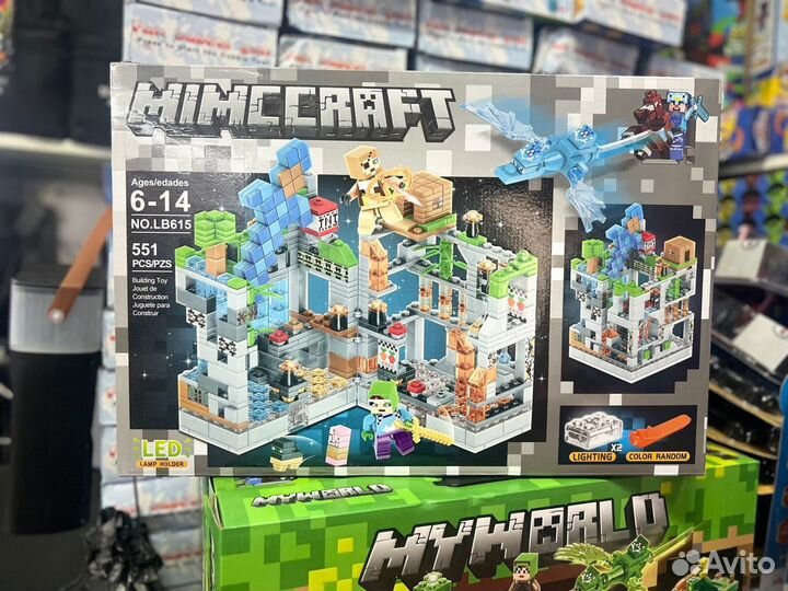 Конструктор lego minecraft