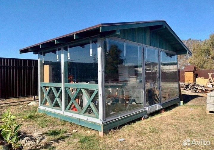 Мягкие окна с установкой