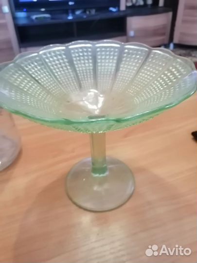 Фруктовница на ножке СССР