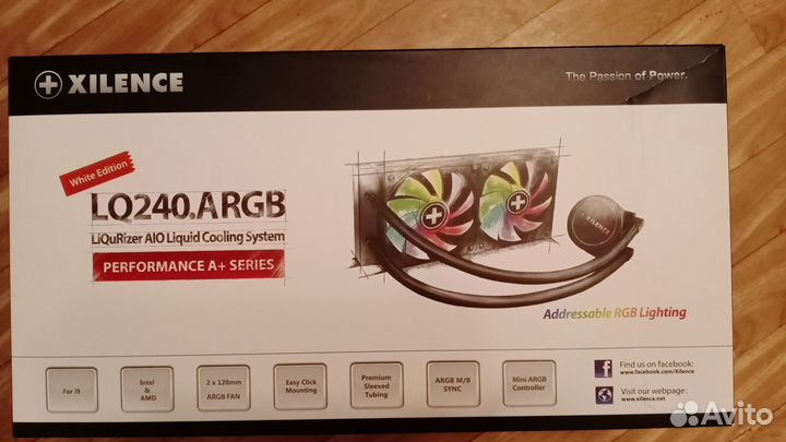 Сжо Xilence Performance A+ LiQuRizer LQ240.W.argb