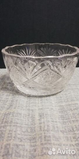 Хрустальная ваза