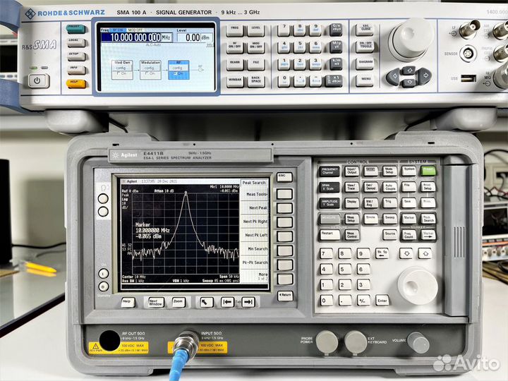 Анализатор спектра Agilent E4411B до 1,5 ггц