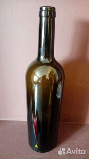 Бутылка стеклянная 0,75 литра винная