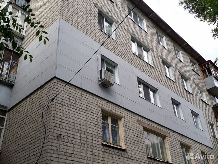 Утепление стен,ремонт межпанельных швов