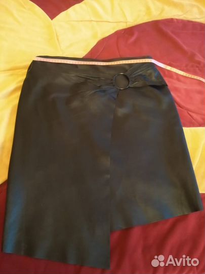 Кожаная юбка Mango