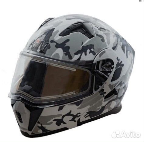 Шлем Снегоходный AiM JK906S Camouflage Glossy L