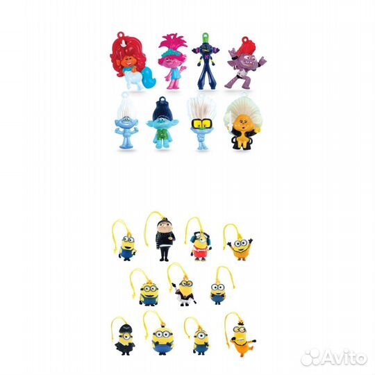 Серии chupa chups Миньоны, Мадагаскар, Тролли, Сви