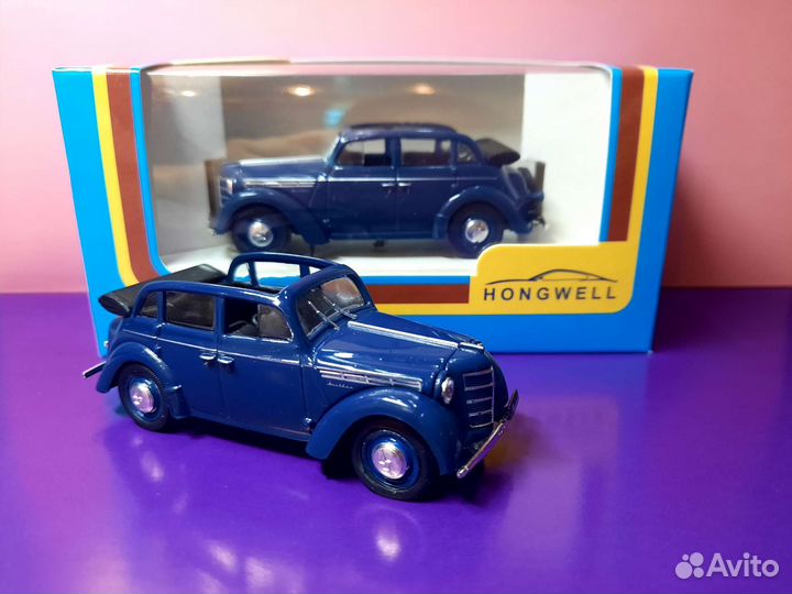 Москвич-400 Кабриолет Коллекционная машинка