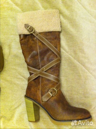 Сапоги еврозима р-р 38-39 Винтаж