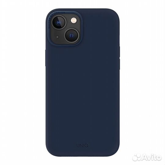 Чехол Uniq для iPhone 14 lino Blue