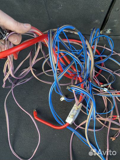 Проводка под усилитель