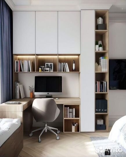 Рабочая зона + шкаф