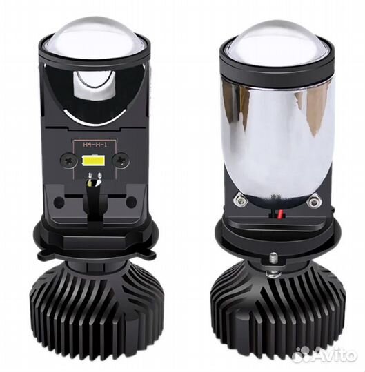 Лампа с/д T3 Минилинзы Н4 12-24V (к-т)