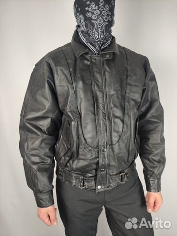 Мотокуртка кожаная 54 размер