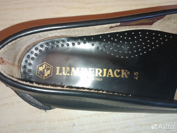 Лоферы Lumberjack, кожа, Италия