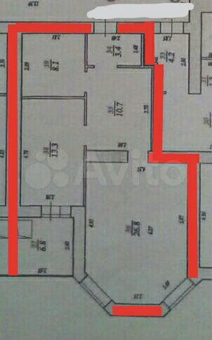1-к. квартира, 65,7 м², 15/18 эт.