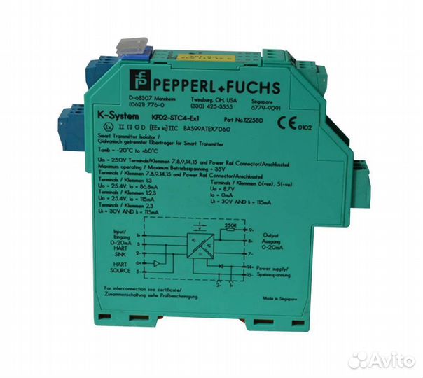 Барьер искробезопасности KFD2-STC4-Ex1