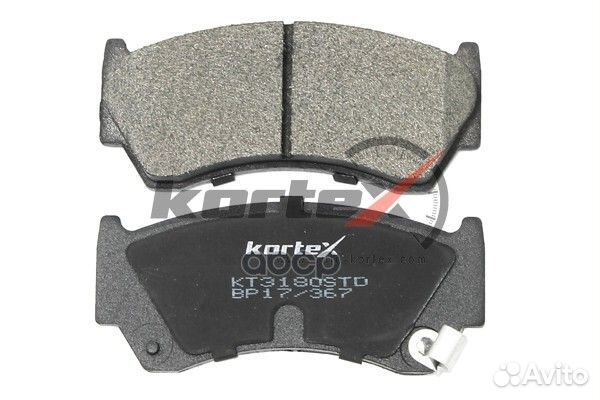 Колодки тормозные дисковые перед KT3180STD kortex