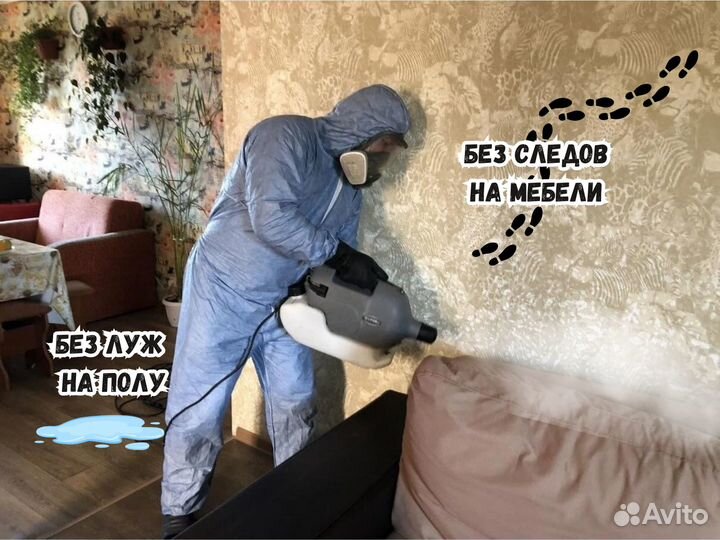 Уничтожение тараканов, дезинфекция, дезинсекция