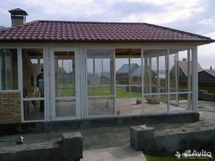 Алюминиевые конструкции, окна, двери, витражи