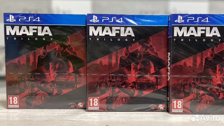 Mafia Trilogy (Мафия Трилогия Новый Диск) Sony PS4