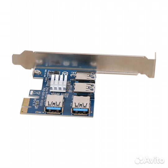 Разветвитель pci-e 1 на 4 райзер майнинг