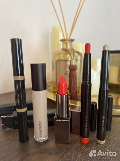 Laura mercier помада консиллер кремовые тени