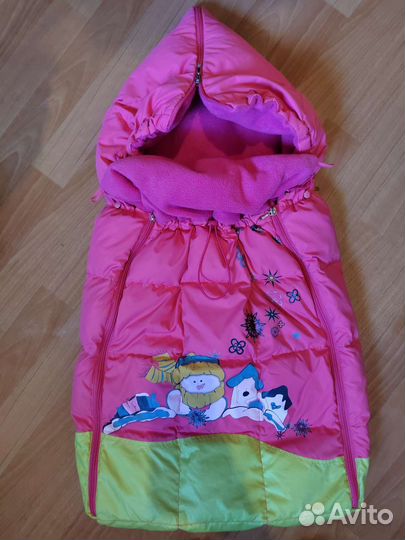 Зимний конверт в коляску