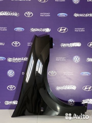 Крыло Лада Ларгус Правое черная жемчужина