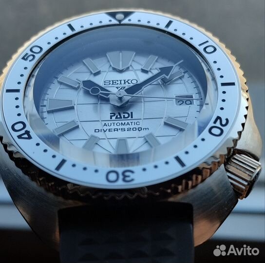 Часы Seiko Silver Tuna Mod