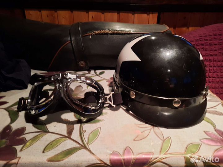 Ретро Шлем с очками