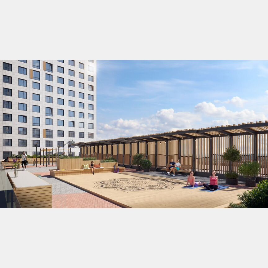 1-к. квартира, 38,8 м², 12/18 эт.