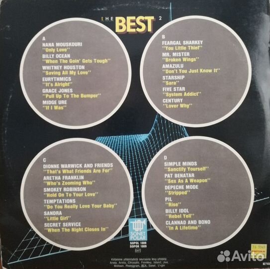 Сборник: Sandra, Secret Service, Billy Idol / 2 LP