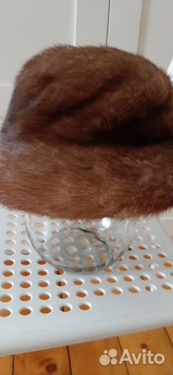 Шапка норковая 58 размер женская