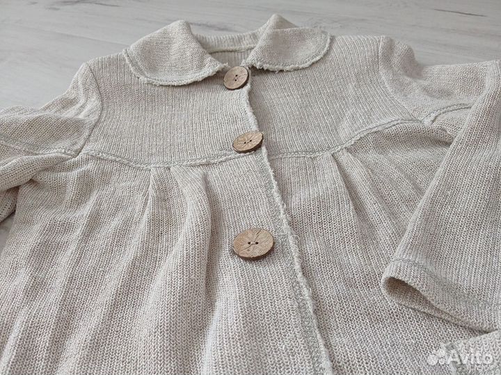 Кардиган из льна