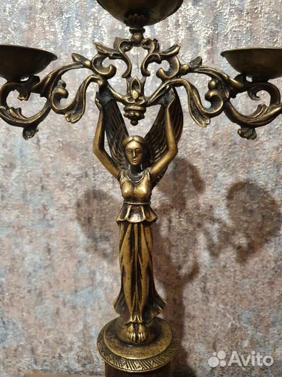 Бронзовый подсвечник