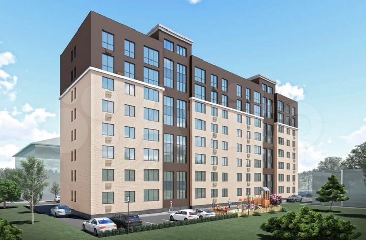 2-к. квартира, 66,1 м², 2/8 эт.