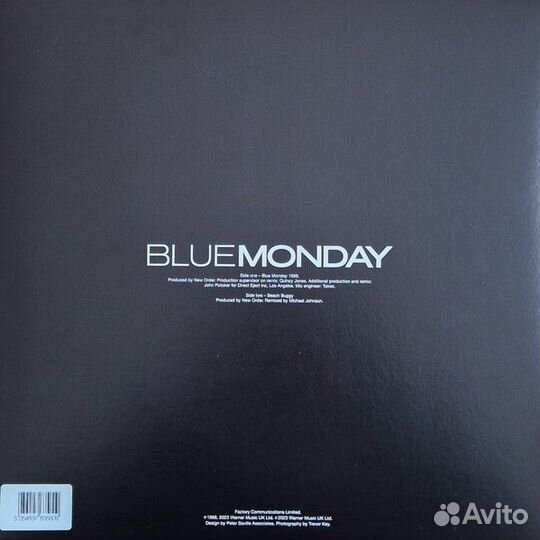 Виниловая пластинка New Order - Blue Monday 1988