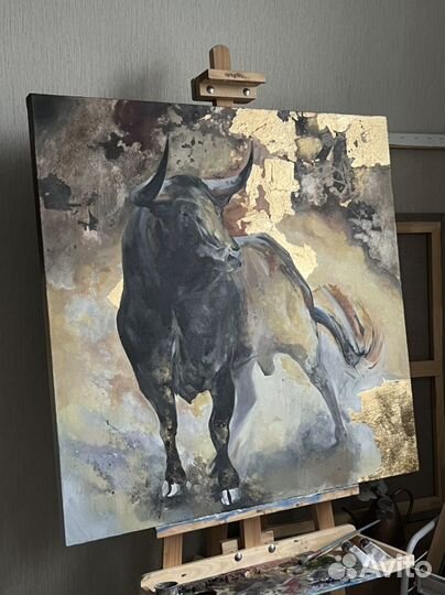 Большая интерьерная картина маслом