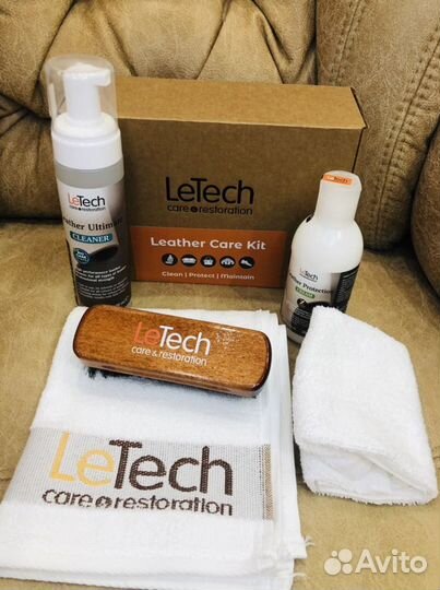 Набор для ухода LeTech за кожей автомобиля