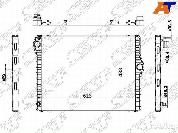 Радиатор BMW 5-series F10/F11 10